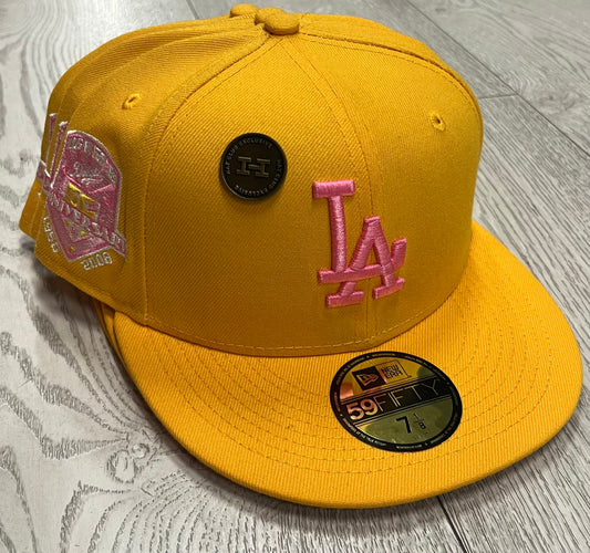 Hat Club Los Angeles Dodgers 50th Anniversary Pink Lemonade (Pink UV)