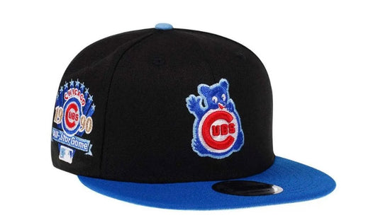 Chicago Cubs All Star Game 1990 Black Blue Two Tone Fitted (Blue UV)