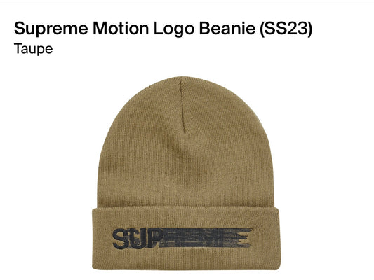 Supreme Motion Logo Beanie (SS23)