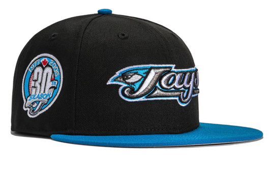 HAT CLUB TORONTO BLUE JAYS 30TH ANNIVERSARY PATCH JERSEY FITTED TWO TONE (GREY UV)