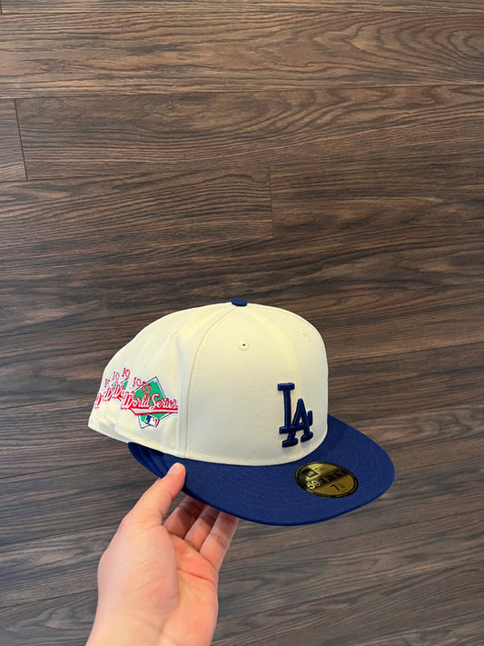 Los Angeles Dodgers 1988 World Series Cream Two Tone (Grey UV)