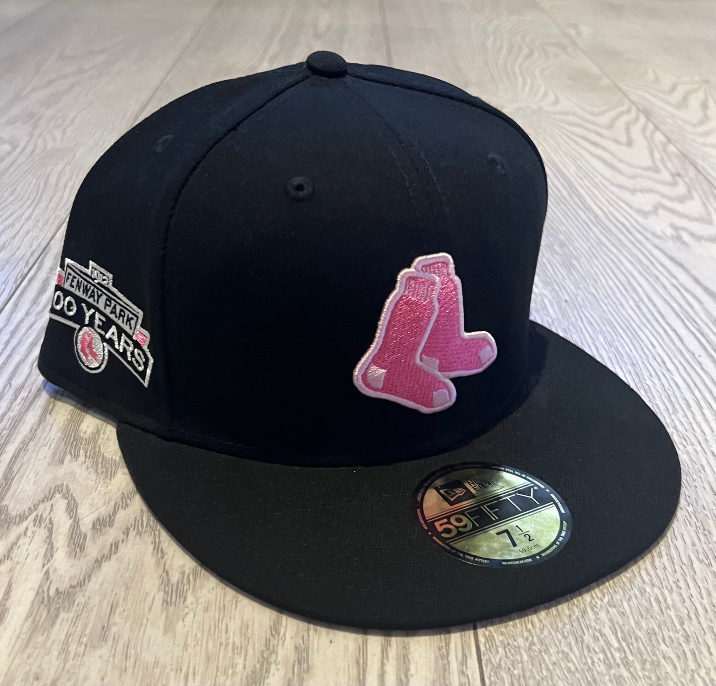 Boston Red Sox 100 Years Fenway Park Patch (Pink UV)