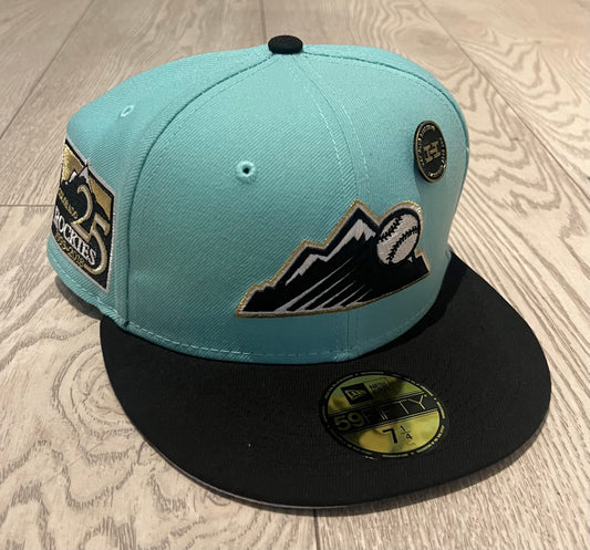 Hat Club Mint Collection Colorado Rockies 25TH Year Anniversary Two Tone (Grey UV)